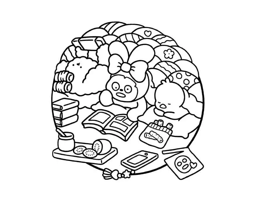 Comfy Days Coloring pages 36