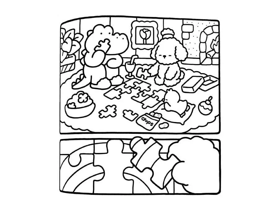 Home And Housework Coloring Pages