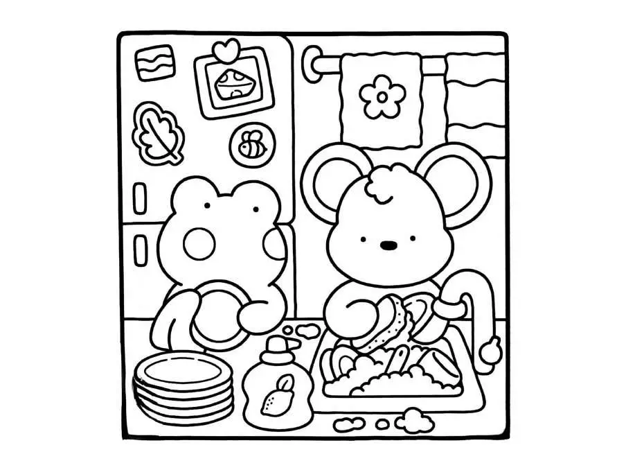 Comfy Days Coloring pages 8