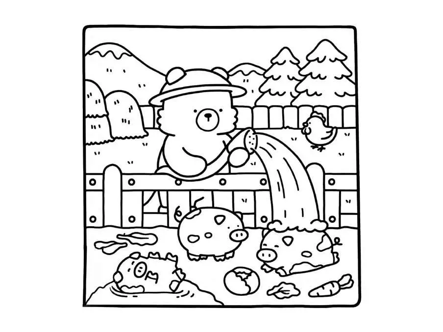 Comfy Days Coloring pages 9