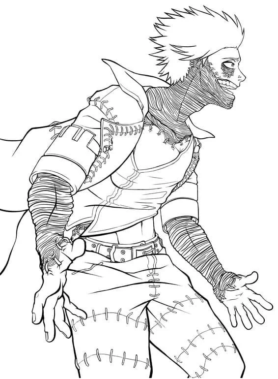 Dabi Coloring Pages 10