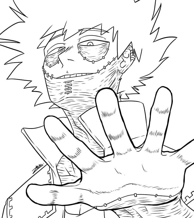 Dabi Coloring Pages 11