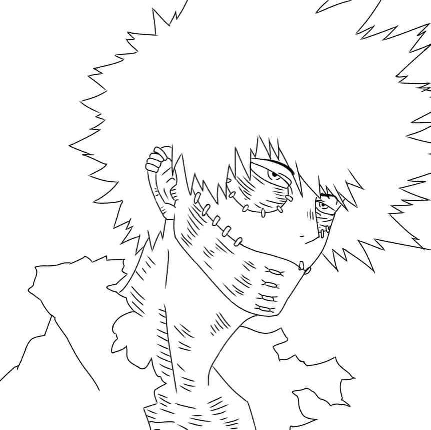 Dabi Coloring Pages 17