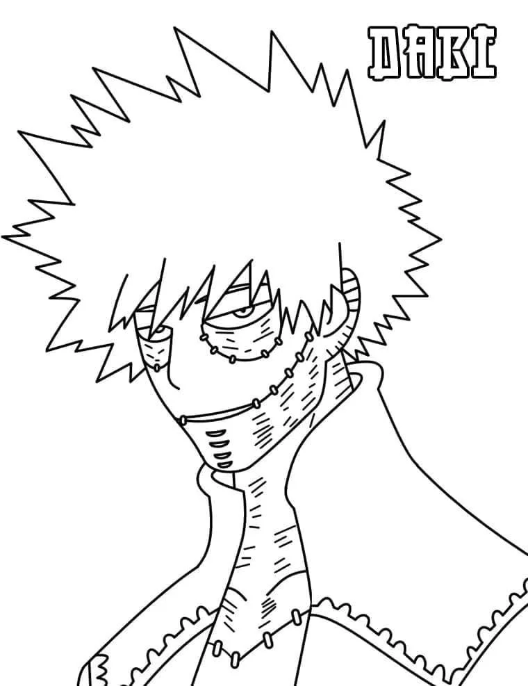 Dabi Coloring Pages 3