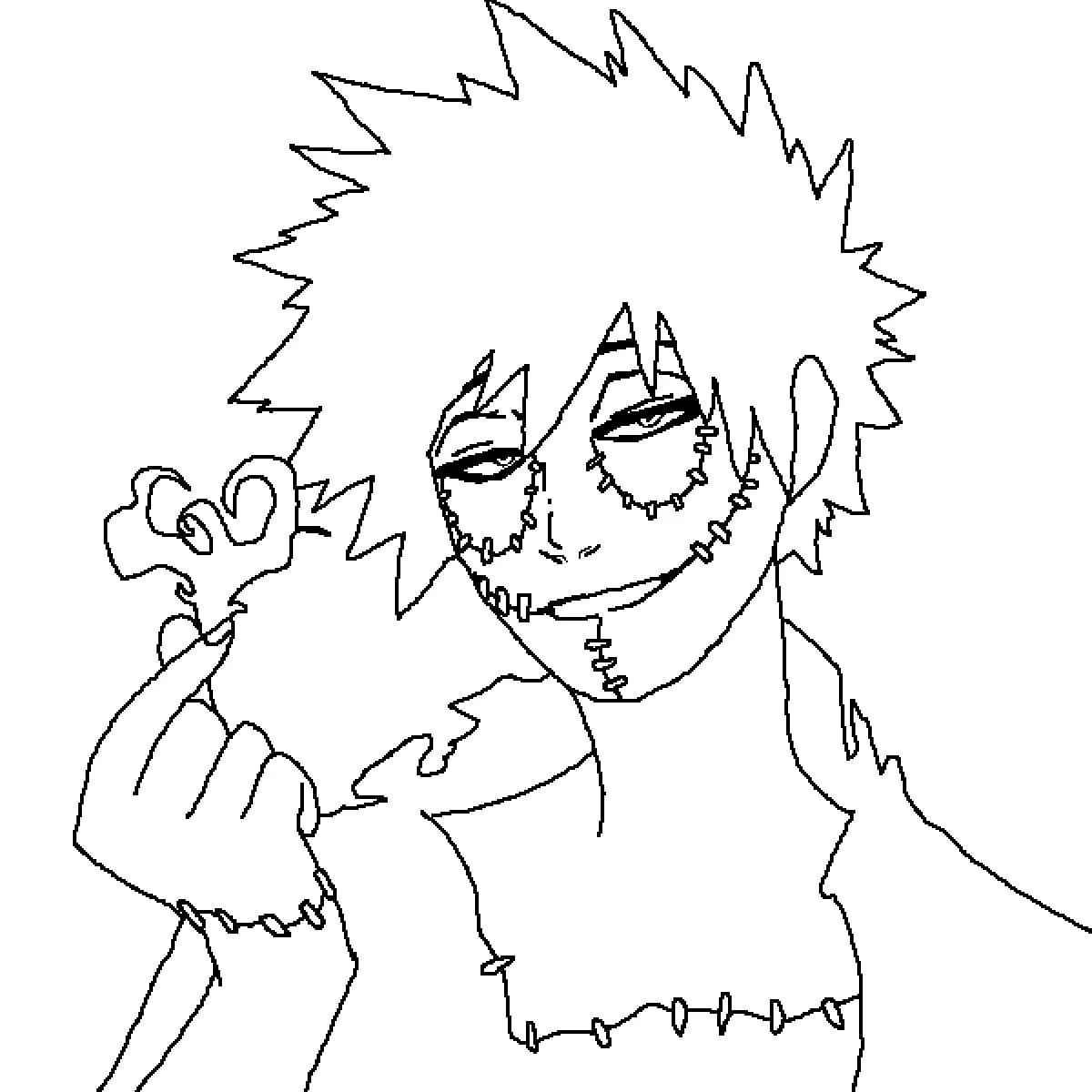 Dabi Coloring Pages 8