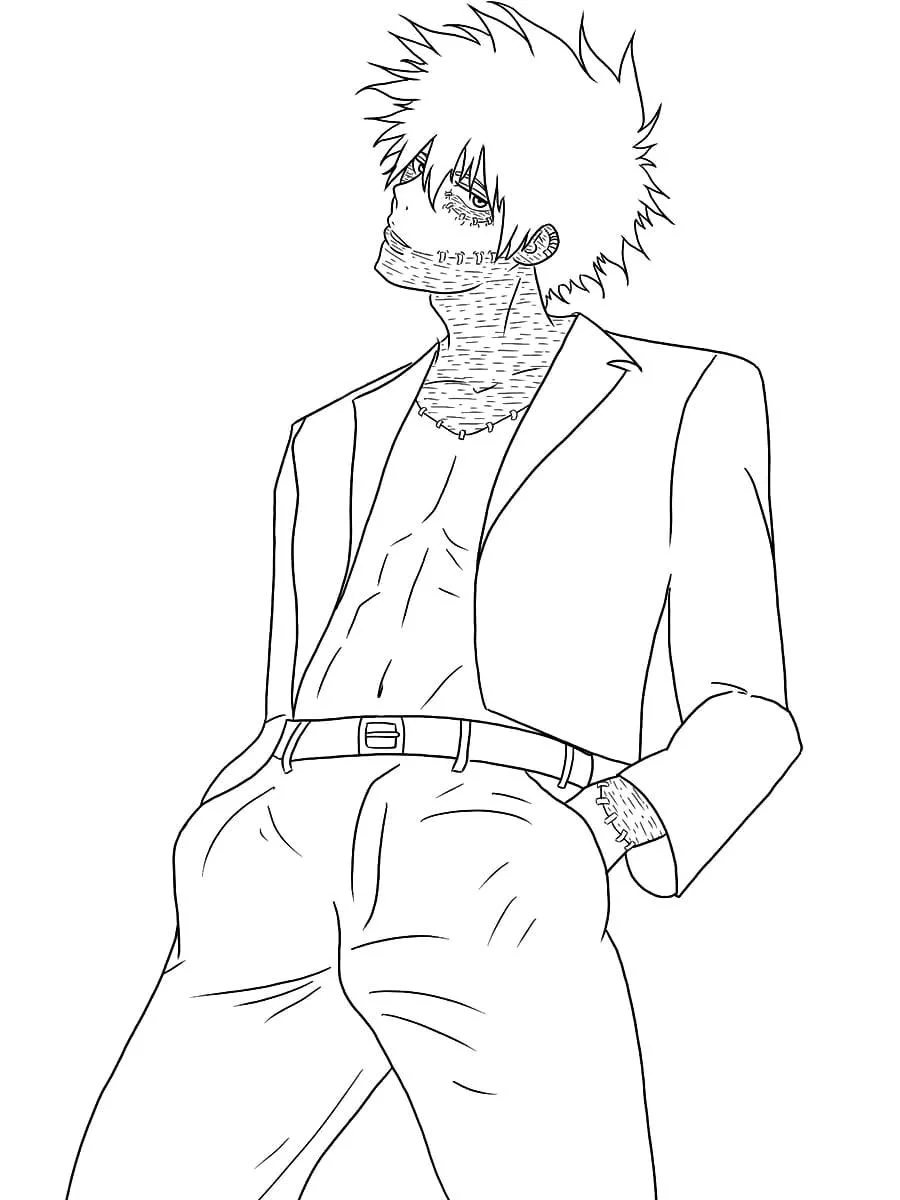 Dabi Coloring Pages 9