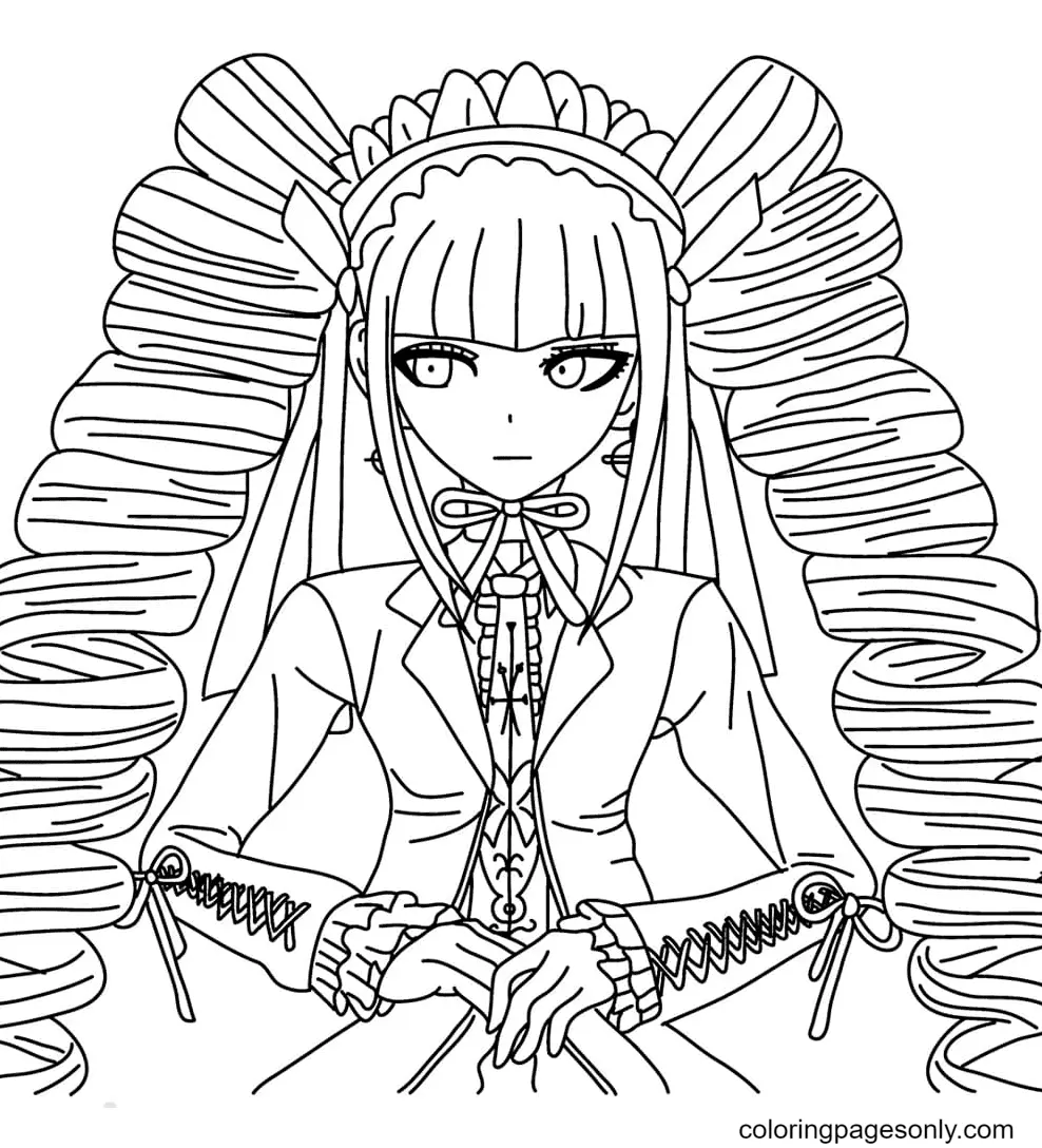 Danganronpa Coloring Pages 18