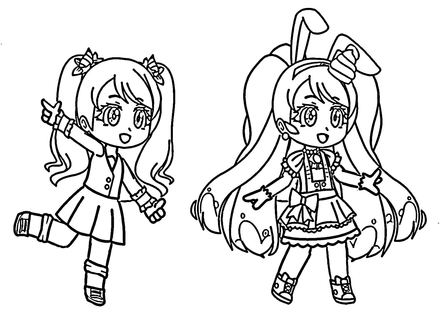 Delicious Party Pretty Cure Coloring Pages 21