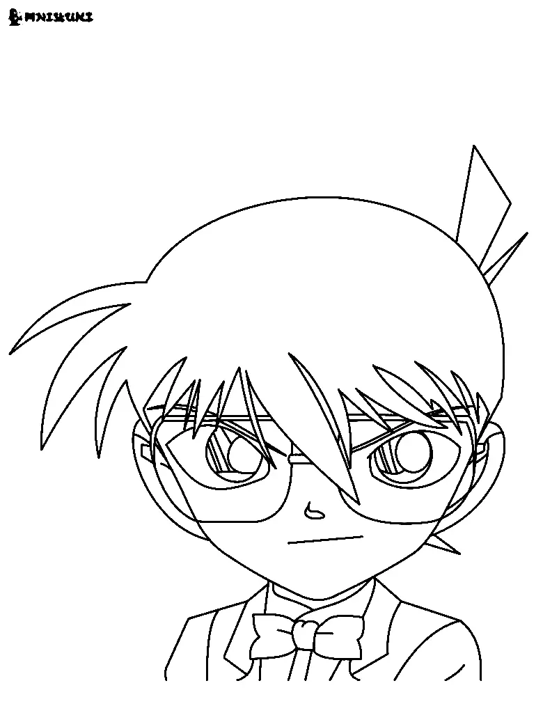 Detective Conan Coloring Pages 16