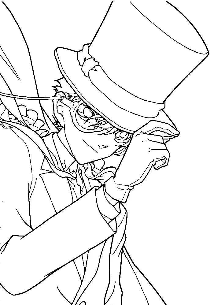 Detective Conan Coloring Pages 27