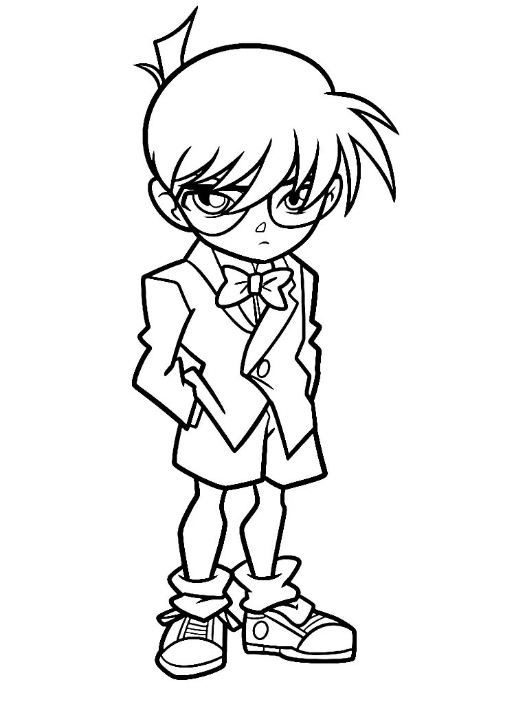 Detective Conan Coloring Pages 39