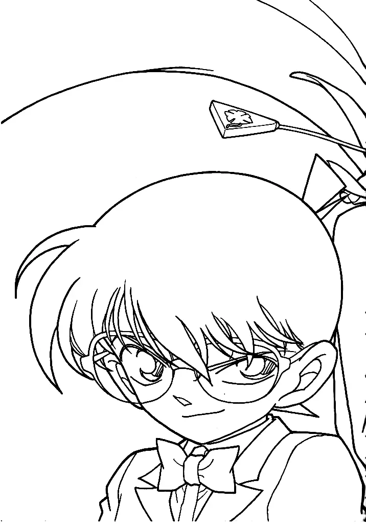 Detective Conan Coloring Pages 48