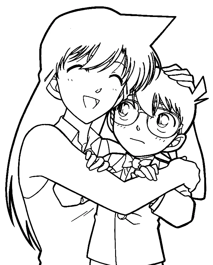 Detective Conan Coloring Pages 6