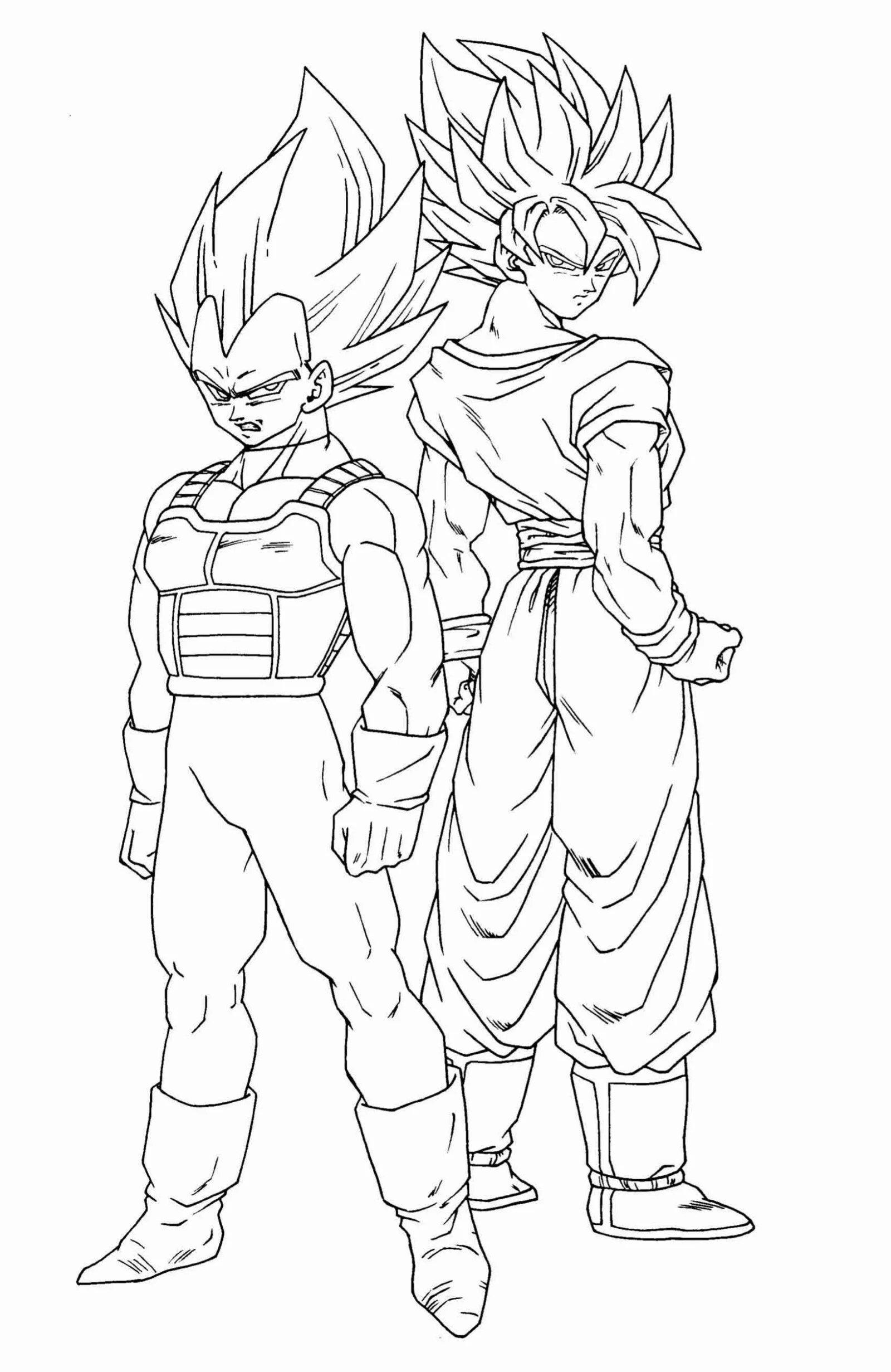 Dragon Ball Z Coloring Pages 19