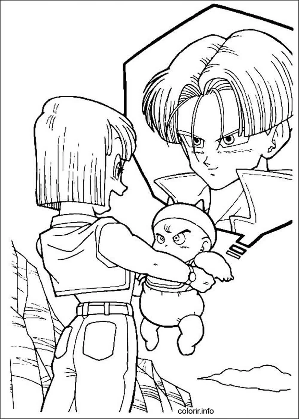 Dragon Ball Z Coloring Pages 23