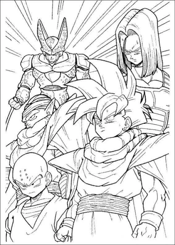 Dragon Ball Z Coloring Pages 51