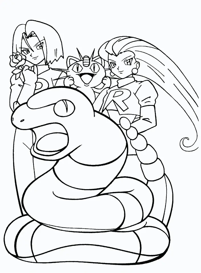 Ekans Coloring Pages 9