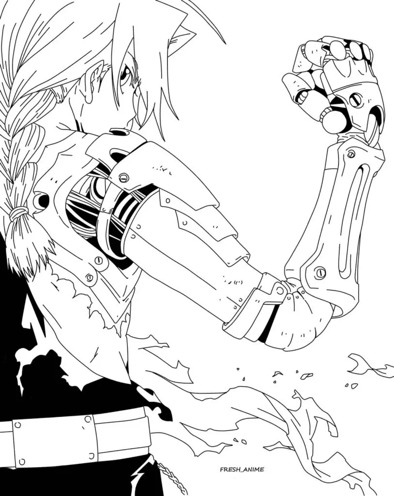 Fullmetal Alchemist Coloring Pages 11