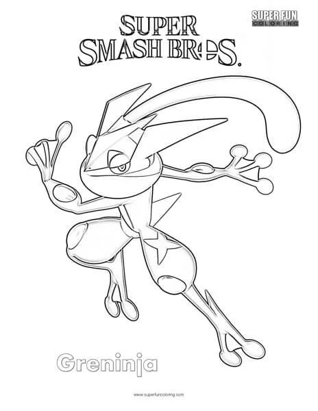 Greninja Coloring Pages 10