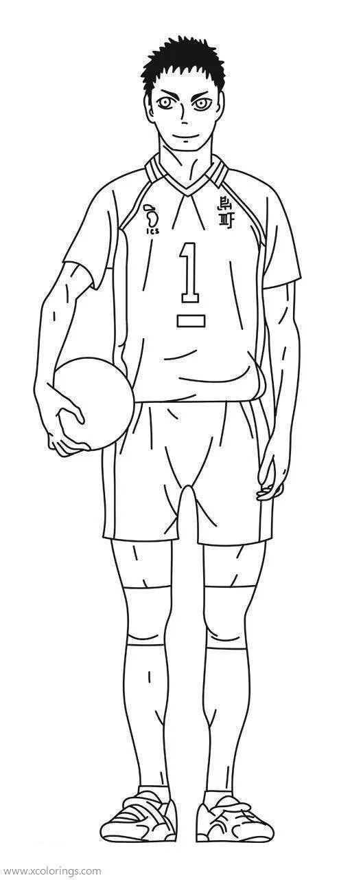 Haikyuu Coloring Pages 19