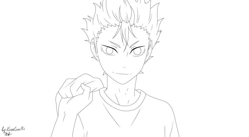 Haikyuu Coloring Pages 20