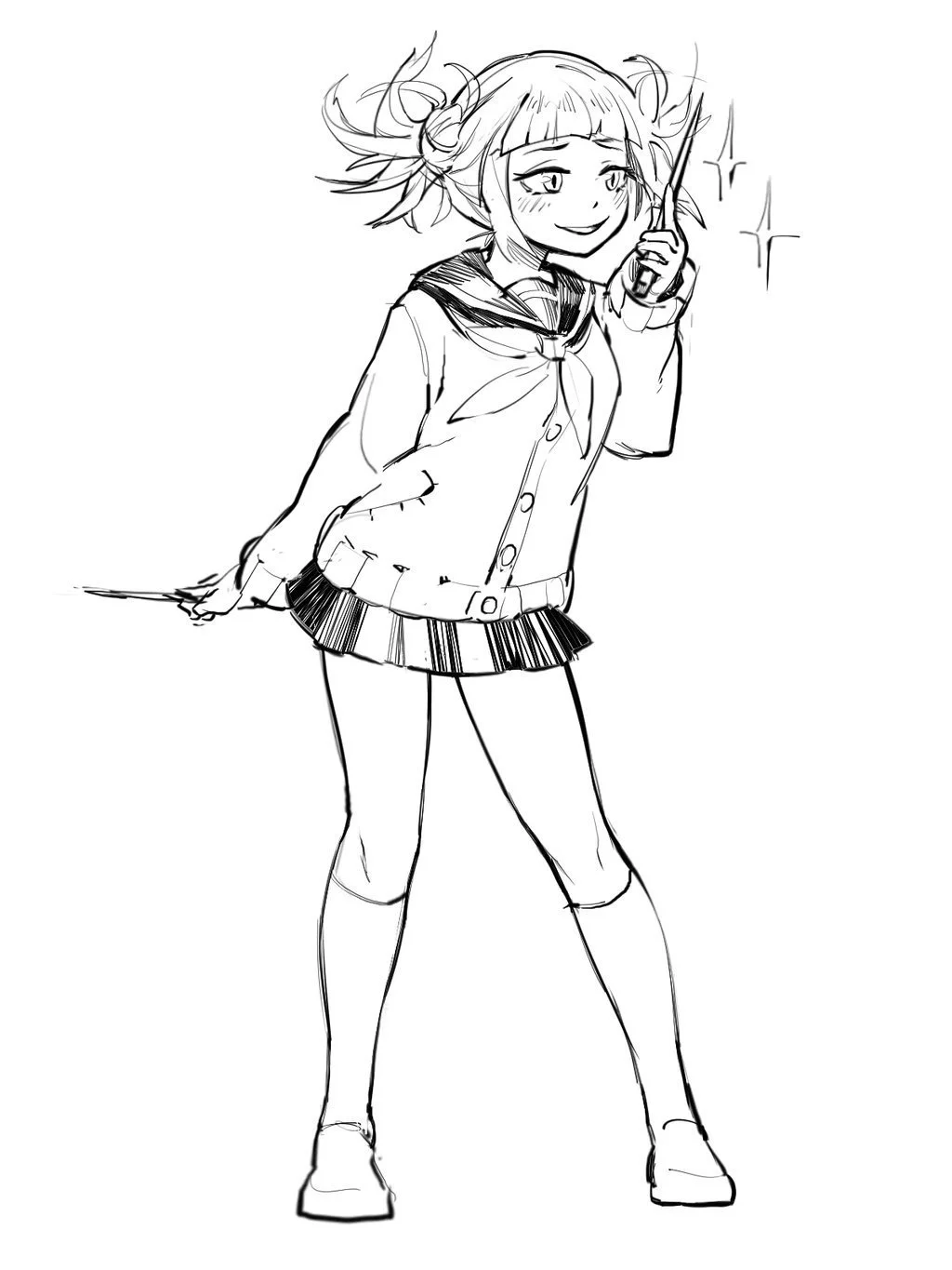 Himiko Toga Coloring Pages