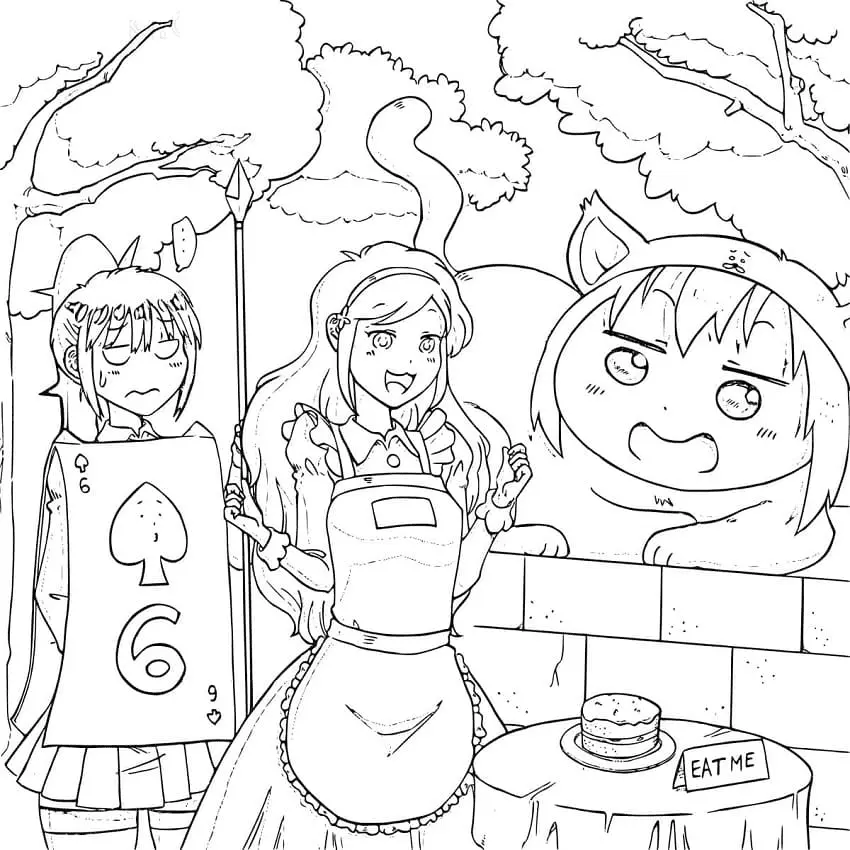 Himouto Umaru chan Coloring Pages 12