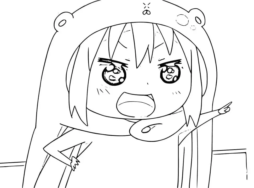 Himouto Umaru chan Coloring Pages 28