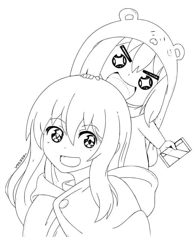 Himouto Umaru chan Coloring Pages 5