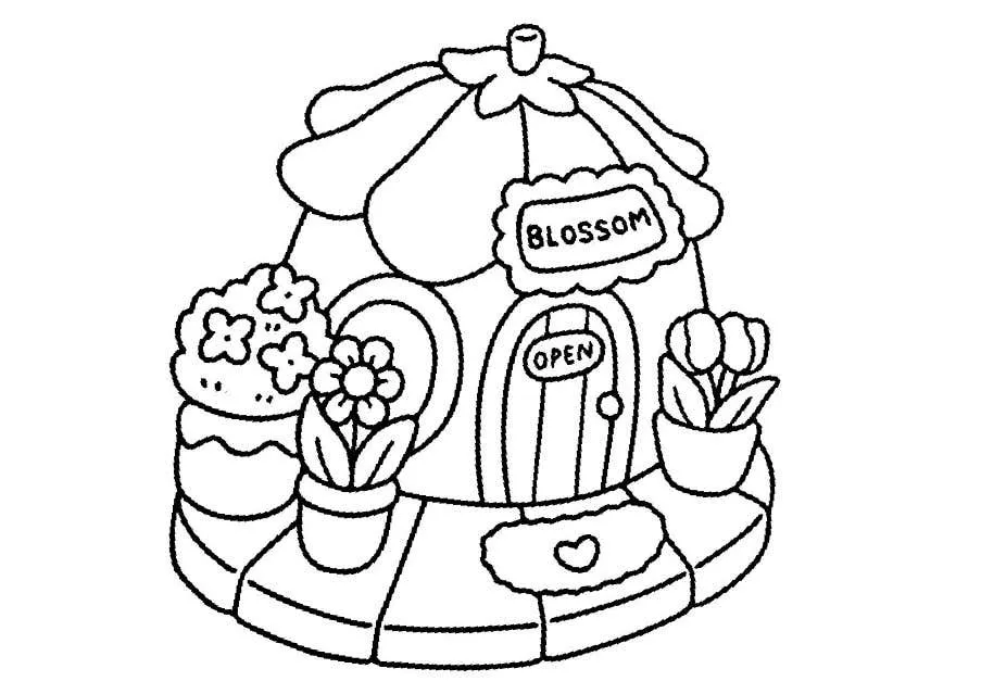 Hygge Place Coloring pages 4