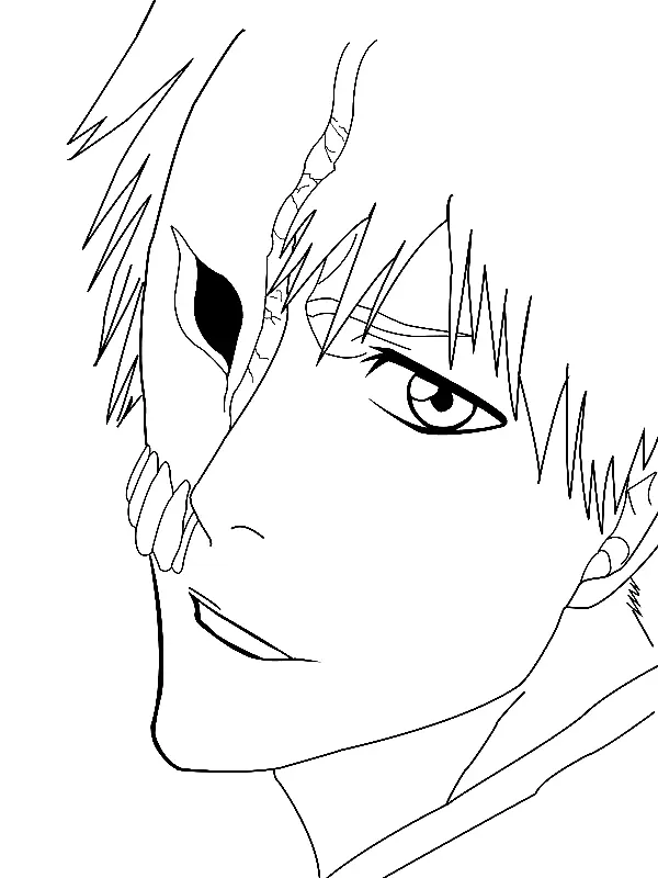 Ichigo Coloring Pages 11