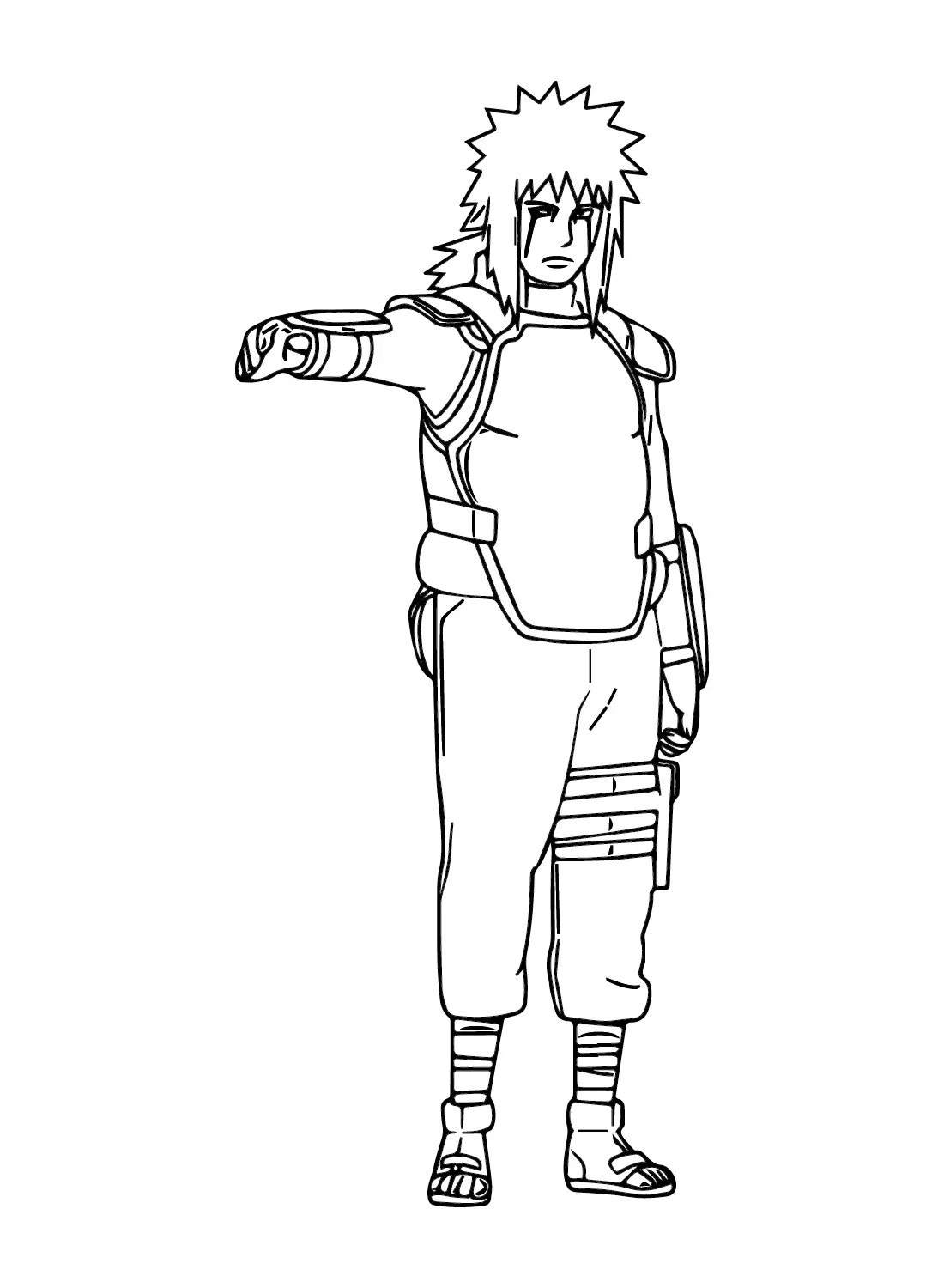 Jiraiya Coloring Pages 16