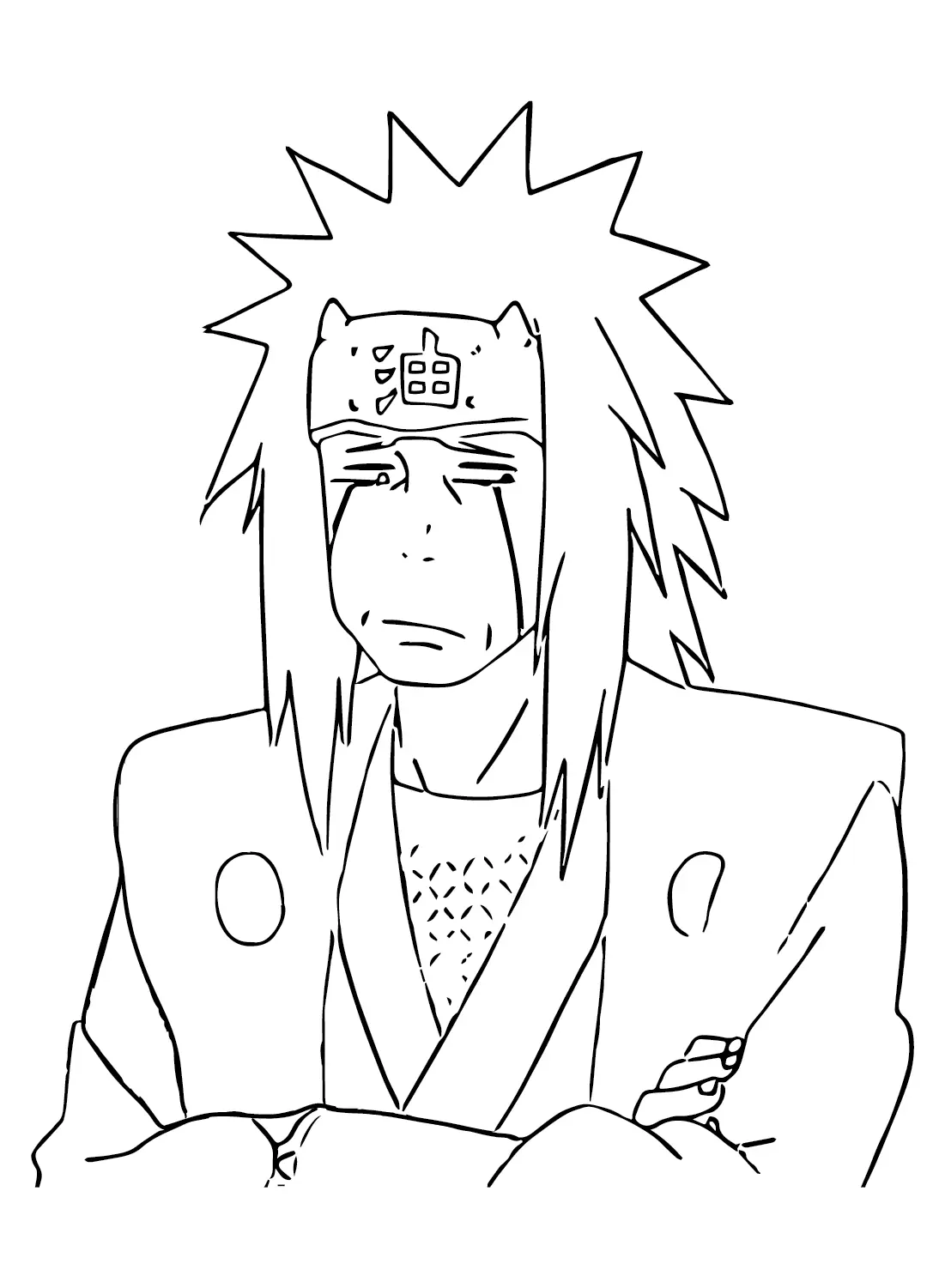 Jiraiya Coloring Pages 17