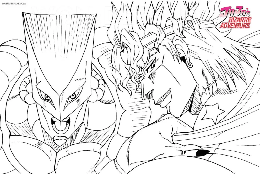 JoJo s Bizarre Adventure Coloring Pages 1