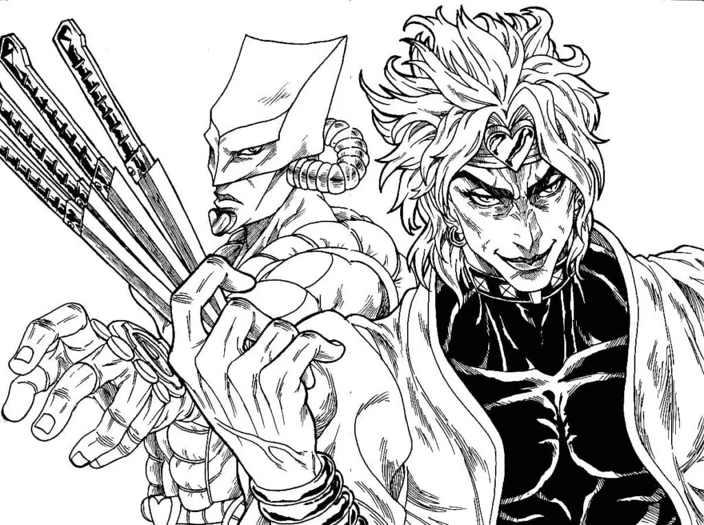 JoJo s Bizarre Adventure Coloring Pages 32