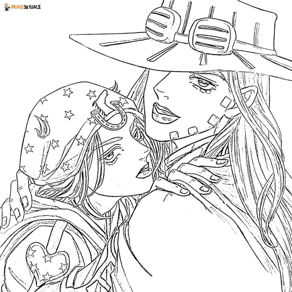 JoJo s Bizarre Adventure Coloring Pages 40