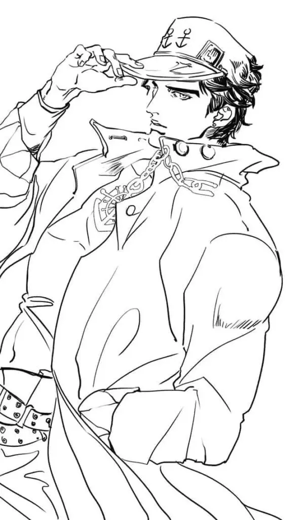 JoJo s Bizarre Adventure Coloring Pages 41