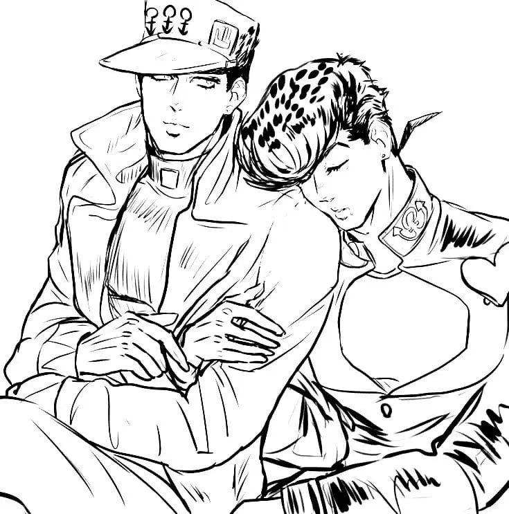 JoJo s Bizarre Adventure Coloring Pages 44