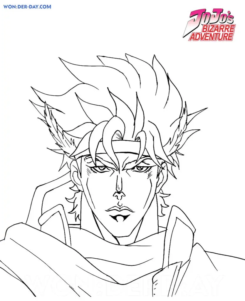 JoJo s Bizarre Adventure Coloring Pages 47