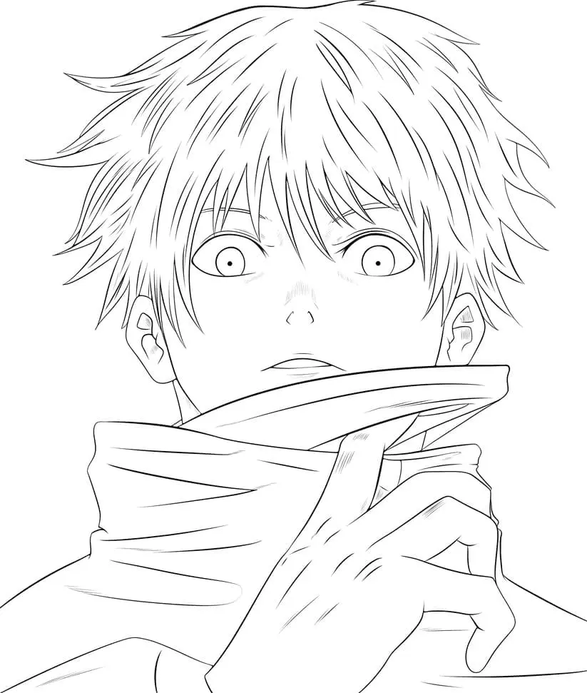 Jujutsu Kaisen Coloring Pages 1