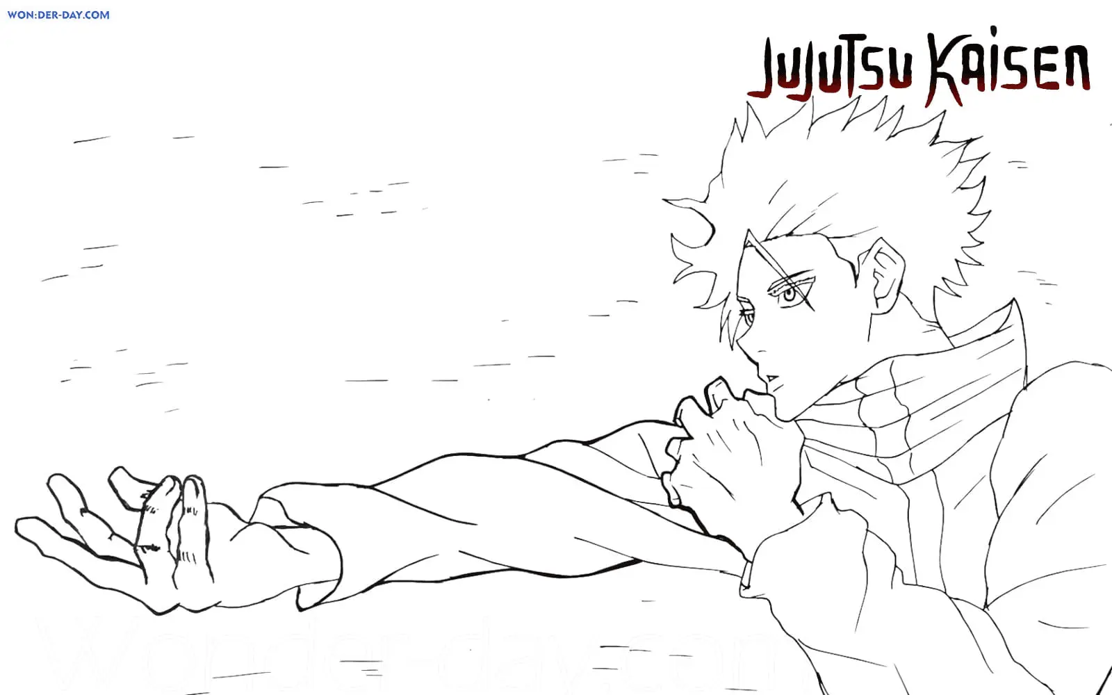 Jujutsu Kaisen Coloring Pages 38