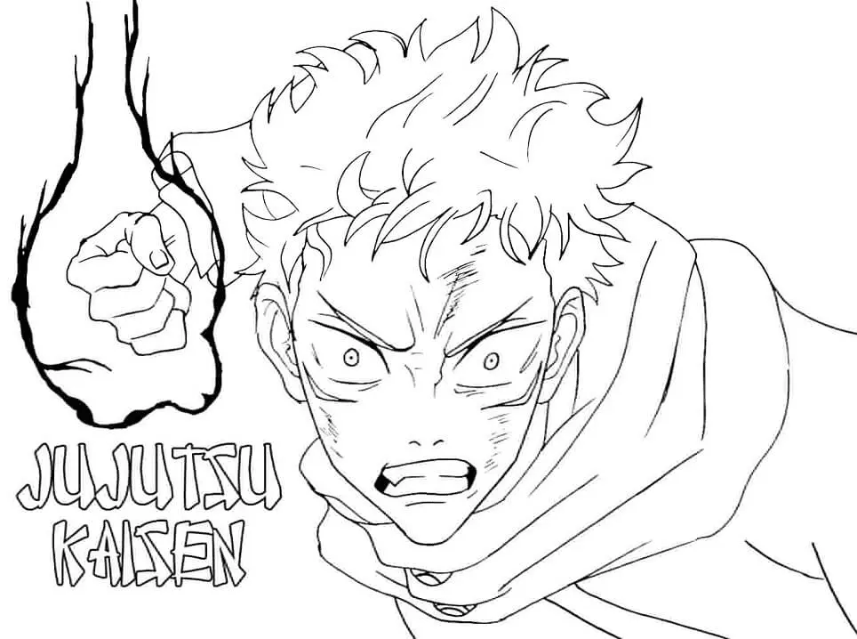 Jujutsu Kaisen Coloring Pages 39