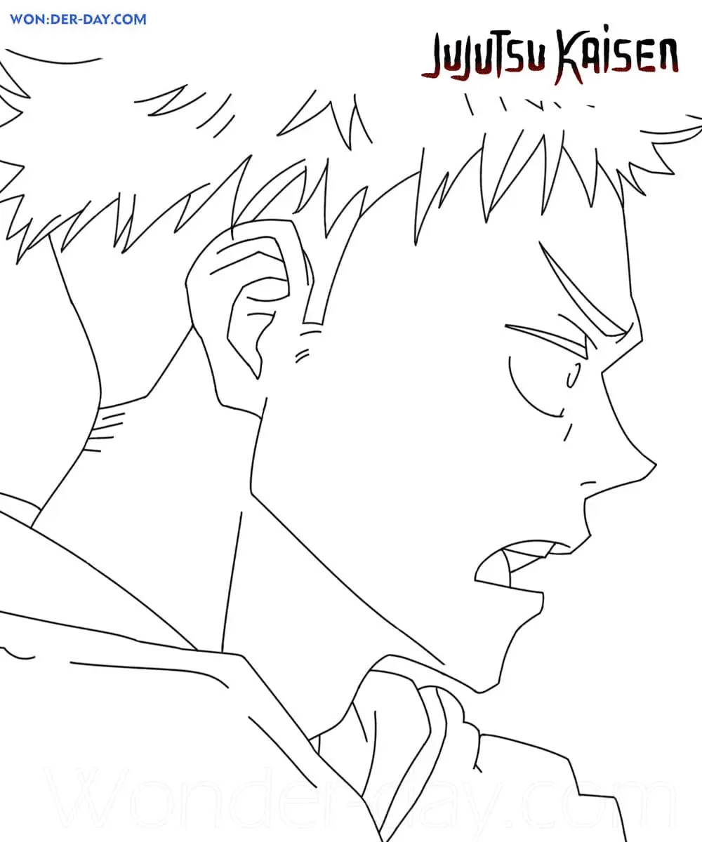 Jujutsu Kaisen Coloring Pages 63