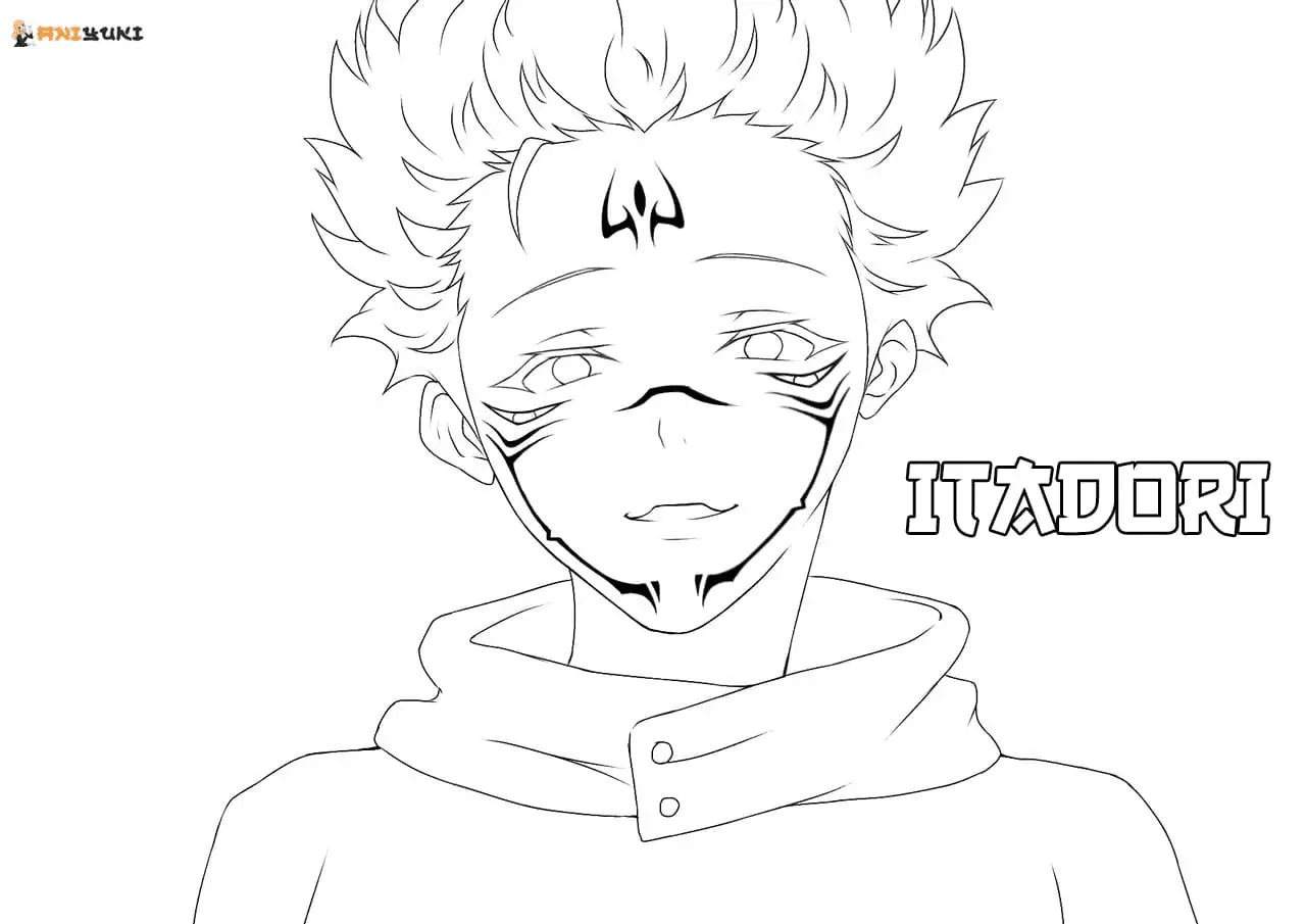 Jujutsu Kaisen Coloring Pages 73