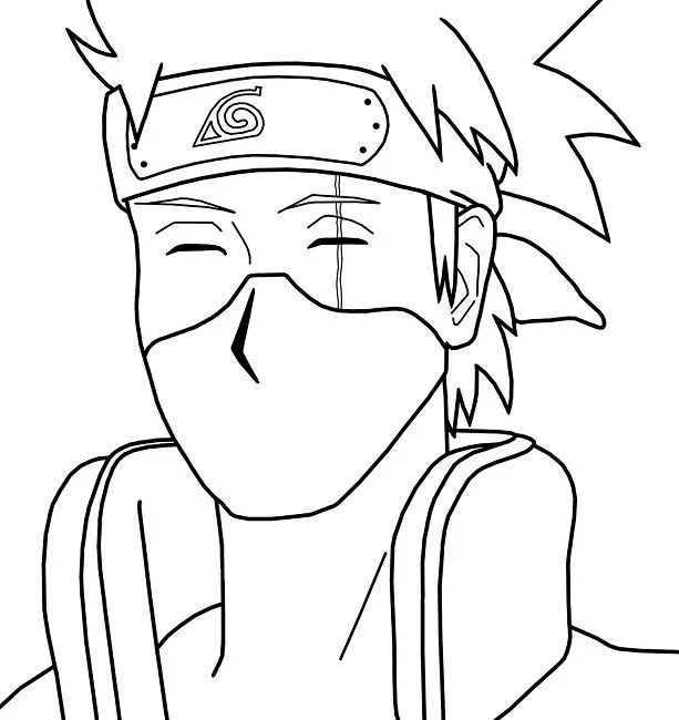 Kakashi Coloring Pages 30