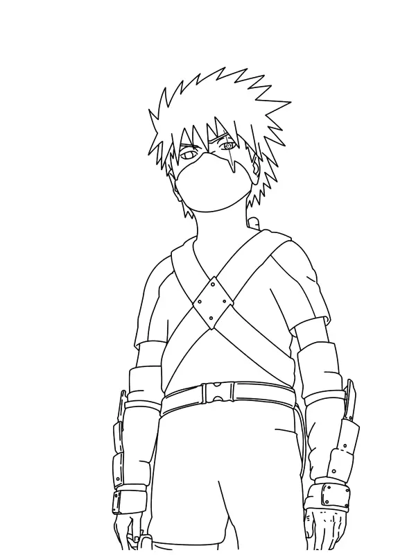 Kakashi Coloring Pages 41