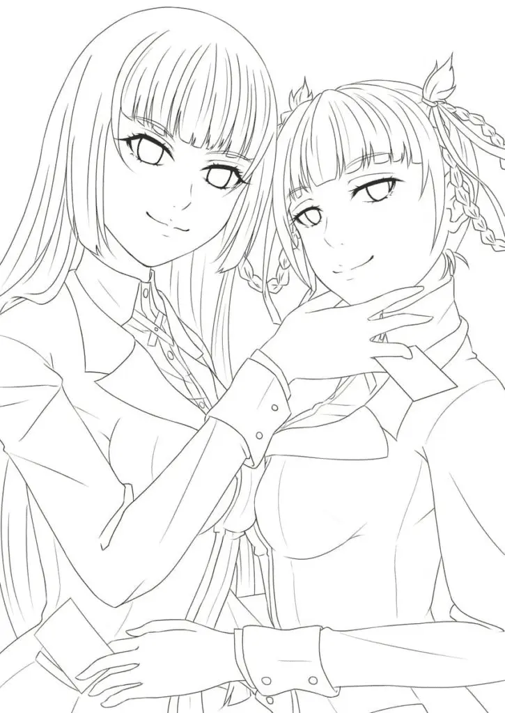 Kakegurui Coloring Pages 24