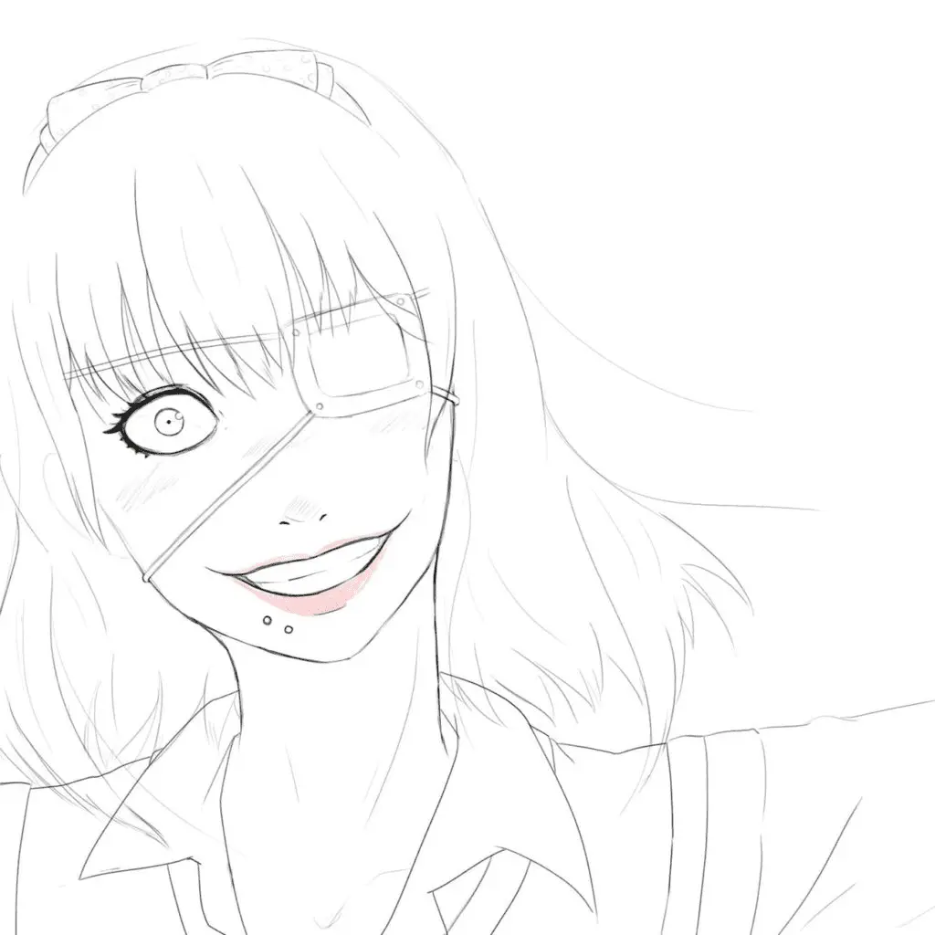 Kakegurui Coloring Pages 49