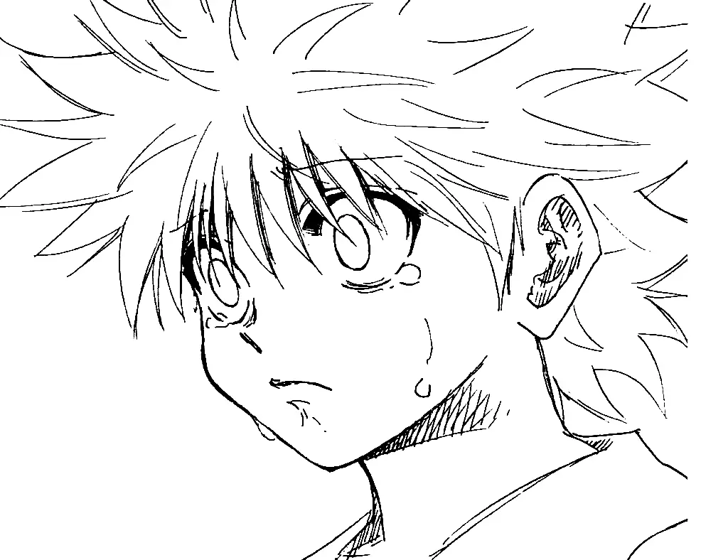 Killua Zoldyck Coloring Pages 45