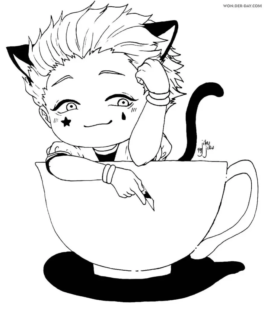 Killua Zoldyck Coloring Pages 52